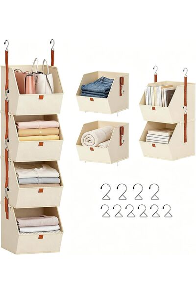 Generic Hanging Closet Organizer for Fabric Shelves,Closet Organizers and Sto...