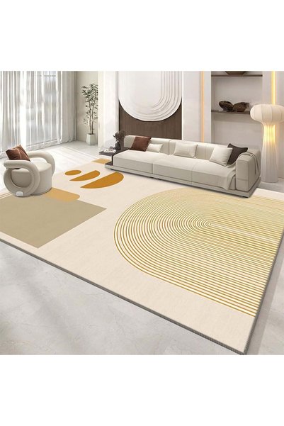 Generic Boho Area Rugs, Modern Contemporary Aesthetic Carpet, Washable Stain ...