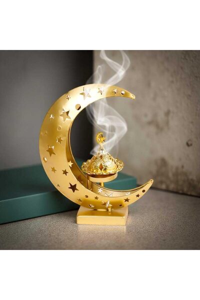Generic Moon-Shaped Bakhoor Burner | Elegant Oud & Incense Holder for Home & ...