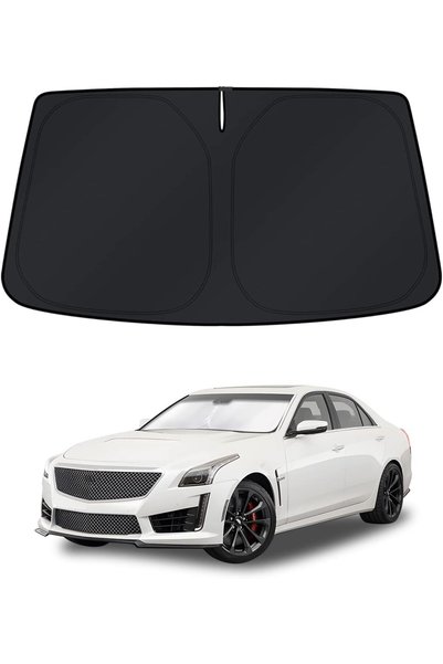 Generic Windshield Sun Shade for Cadillac CTS 2014-2019 Window Accessories Sh...