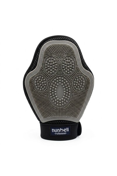 Nunbell Manusa Stone pentru periat, spalat, masat animale de companie, Grey