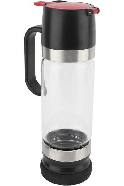 Generic Honey Dispenser, 350ml Clear Glass Syrup Sauce Dispenser with No Drip...