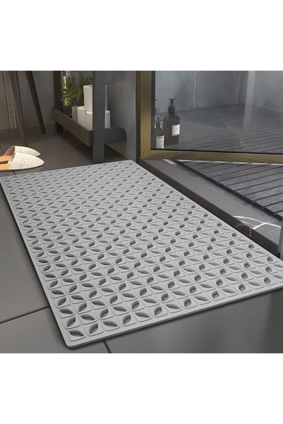 Generic Shower Mat, Bathtub Mat, with Suction Cups and Drain Holes, Machine W...