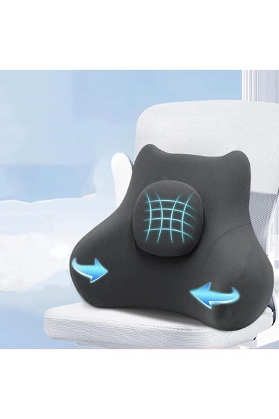 Generic Lumbar Support Pillow for Office Chair, Ergonomic Memory Foam Lower B...