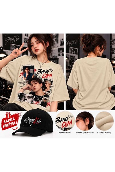 barsdepo BANG CHAN STRAY KIDS Printed T-Shirt, Premium Quality, Unisex, Kids/...