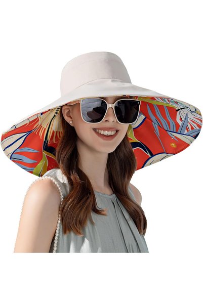 Generic Wide Brim Hats for Women, Packable Extra Large Brim Floppy Sun Hat Re...