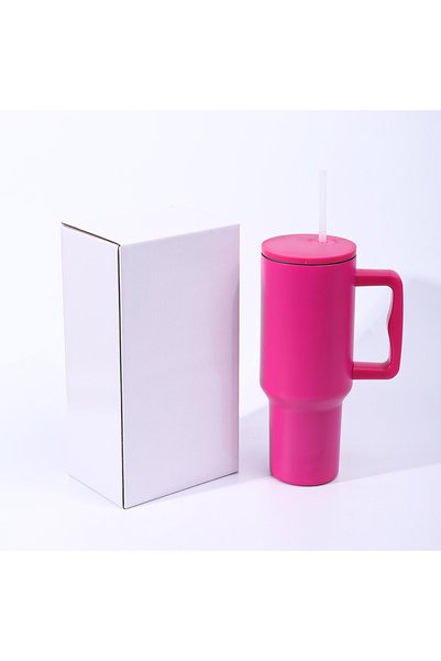 Generic 40oz 304 Stainless Steel Insulated Straw Tumbler with Handle, Large C...