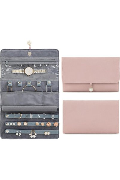 Generic Travel Jewellery Organiser Roll, Jewellery Organiser, Foldable Jewelr...
