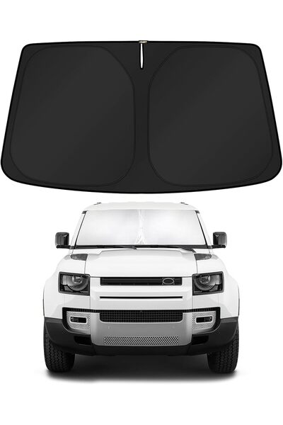 Generic Windshield Sun Shade for Land Rover Defender 2020-2025 2026 Custom Fi...
