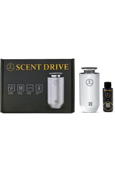 SCENTA FLORA Scent Drive Combo Car Diffuser with Hilton Fragrance Oil | 2000m...