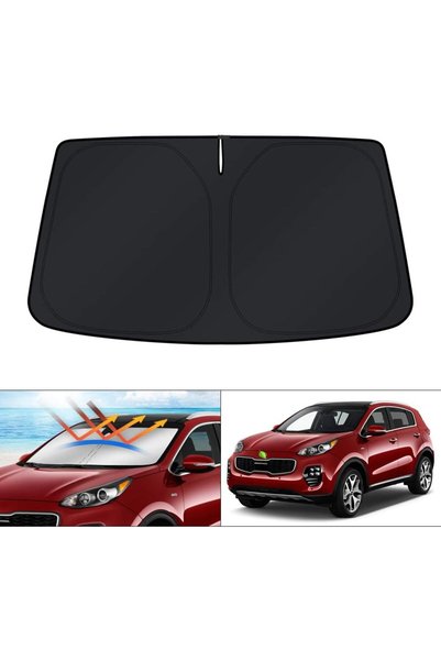 Generic Custom Fit Windshield Sun Shade for Kia Sportage 2018-2022 Sunshade S...