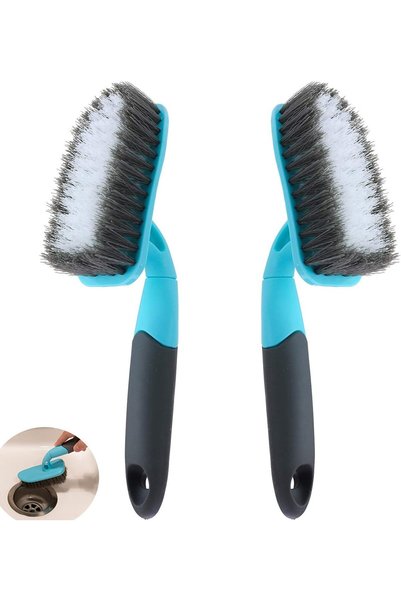Generic 2 Pack Scrub Brush for Cleaning, Medium Firm Brush with Long Handle S...