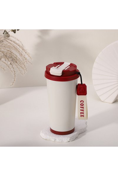 Generic 316 Stainless Steel Insulated Coffee Cup, Dual-Use Lid with Tea Infus...
