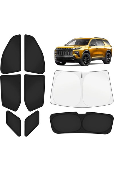 Generic Car Window Shades for Chevy Traverse 2018-2023 Windshield Sun Shade S...