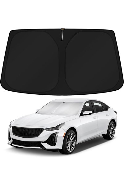 Generic Windshield Sun Shade for Cadillac CT5 2020-2024 2025 2026 Window Acce...