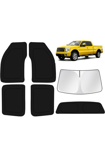 Generic Car Window Shades for Ford F150 2009-2014 Windshield Sun Shade Side W...