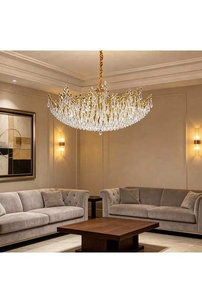 Generic Brand علاقي مودرن ذهبي E14*18
