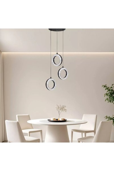 Generic Brand Modern Black Lighting Fixture, 3 Lights, 25 Watts.