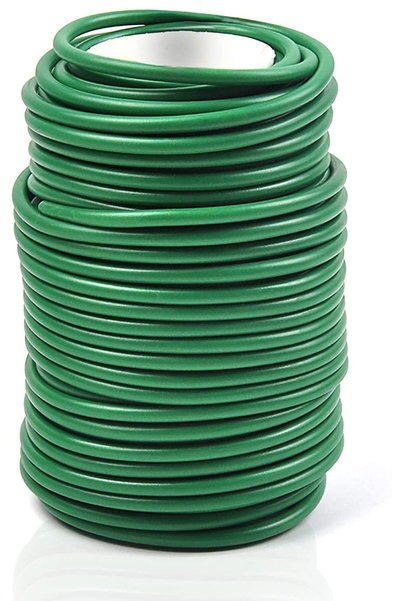 X SPRING Plant Wire Tie, 20m Green Soft Twist Cable with Easy Cutter, Sturdy ...