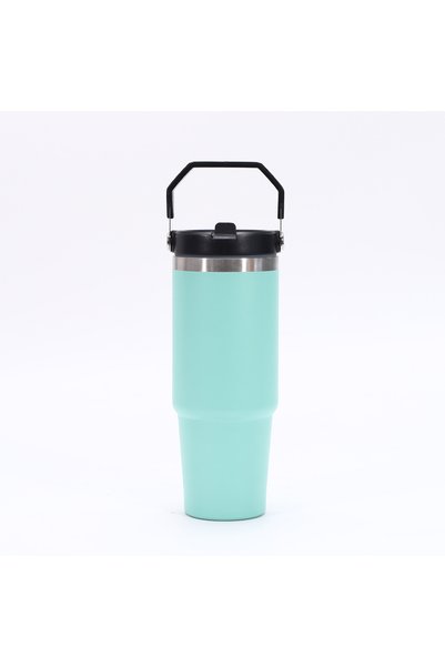 Generic 20oz 30oz Insulated Straw Tumbler with Handle, Double Wall Vacuum Sta...