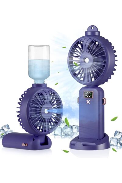 Generic 3-in-1 Handheld Fan with Water Mist Spray, Mini USB Portable Fan with...