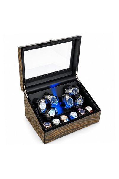 GENERAL 6 Slots Automatic Watch Winder with 6 Storage Cases, Automatic Watch ...