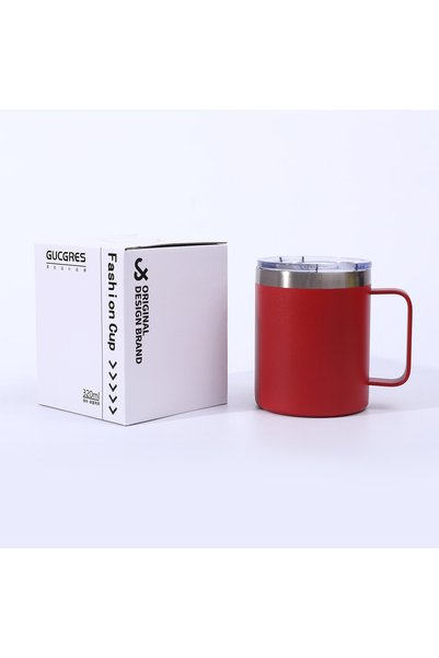 Generic 304 Stainless Steel Insulated Mug with Handle, Double Wall Vacuum Off...