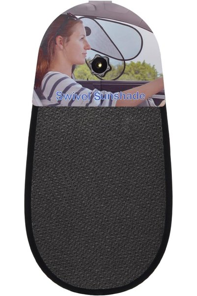 Generic Adjustable Car Side Window Sun Shades, Suction Cup Visor for Drivers ...