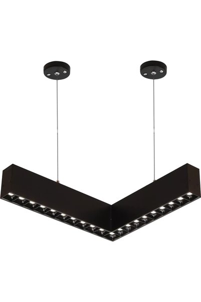 Generic Brand L-Shaped Corner Spotlight, Black Lenses, Cream-Colored, 18-Watt...