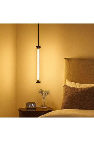 Generic Brand Modern Black Ceiling Light, Yellow Light Color, 5W, Single.