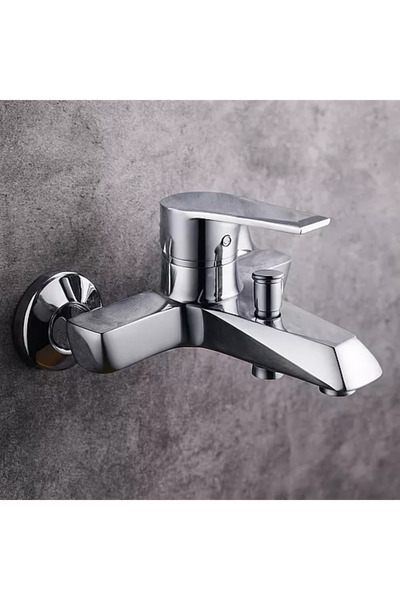 Generic Brand Shower Mixer with Round Speaker Chrome Set
