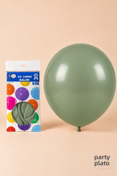 HBK Balon بالونات لاتكس كبيرة الحجم من نوع "أوكالبتوس" من "إتش بي كي"، مقاس 2...