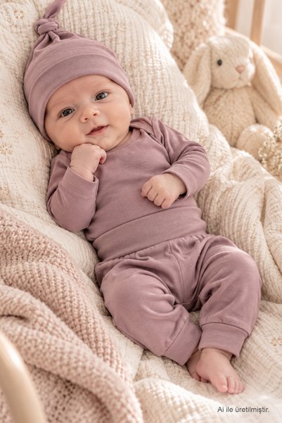 MAMA PADRE Rosa Yenidoğan Mini Set - 3 Parça 0-3 Ay Bebek Hediye Seti