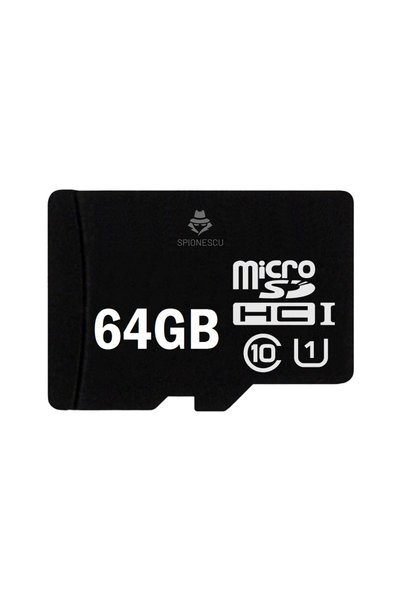 Spionescu Card de memorie MicroSD, 64 GB, clasa 10, pentru telefon, cameră de...