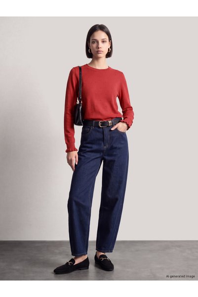 LC Waikiki Quality Pieces from Çelebi Store Zero Roba Collar Embroidered Wome...