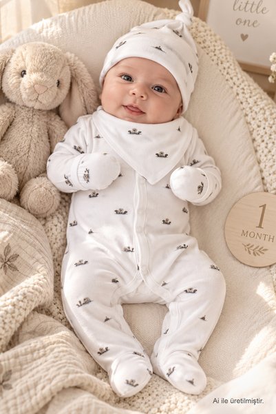 MAMA PADRE Nutria Yenidoğan Mini Set - 4 Parça 0-3 Ay Bebek Hediye Seti