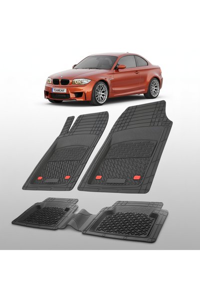 TEAMCAR Covorașe compatibile cu BMW Seria 1 E82 Coupe 2007-2013 | Negru