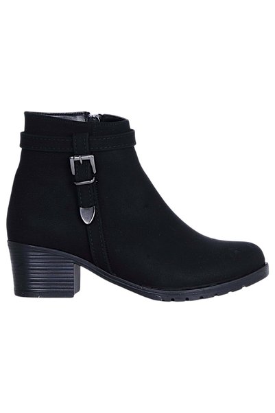 Scarletta M-462 Black Matte Winter Women's Boots Shoes