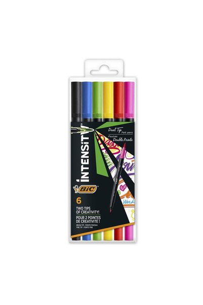 Bic CARIOCA 6 CULORI 2 VÂRFURI INTENSITATE INTENSĂ