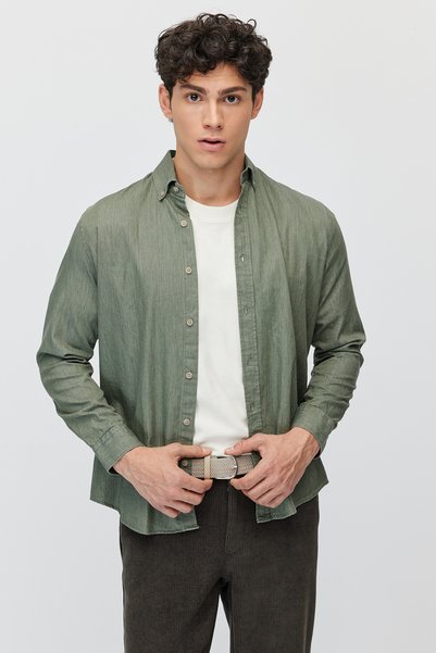 PAULMARK Men's Regular-Fit Washable Shirt