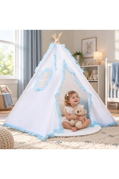 Empria Cort de joaca pentru copii, cort teepee, stil indian, Empria, 110x110x...