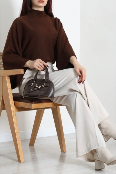 DAMGA Collection سترة نسائية تريكو بأكمام الخفافيش