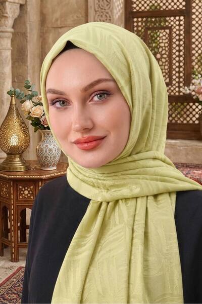 ALDAIYR Lyocell Naia Square Monogram Ayrobin Jacquard Shawl