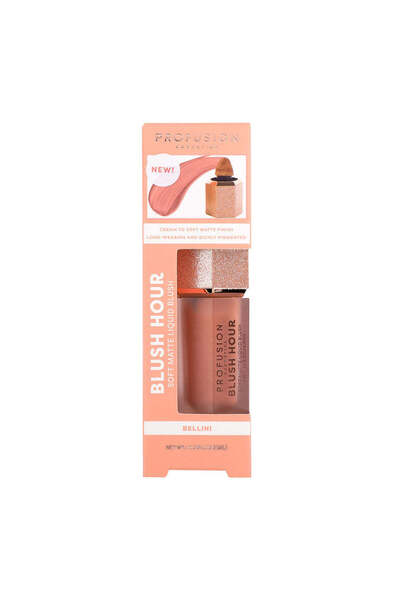 PROFUSION COSMETICS Blush Hour, fard de obraz lichid mat delicat, Bellini, Pr...