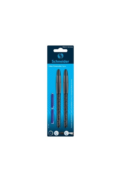 SCHNEIDER Set Stilou si Roller Opus, negru