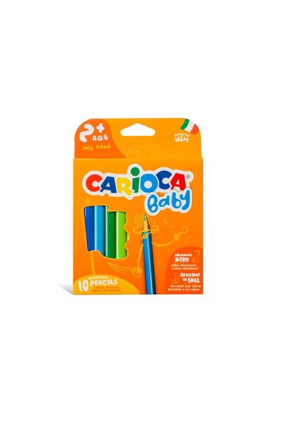 carioca Creioane colorate pentru copii 2+ 10 bucăți/set