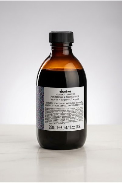 Davines Alchemic Silver Shampoo Anti-Orange Purple Shampoo for Cool Yellow an...