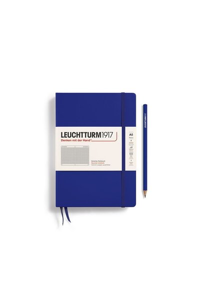 Leuchtturm Caiet de aritmetică A5, copertă cartonată, cu cerneală albastră