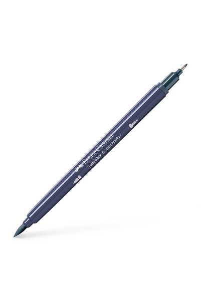 Faber Castell Marker pentru schițe cu 2 vârfuri Gri rece XIV 244 Goldfaber Fa...