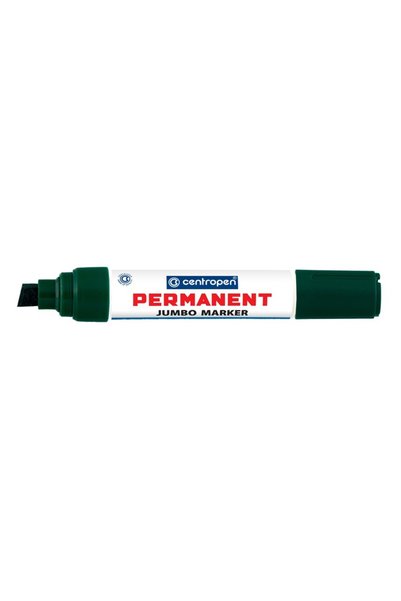 CENTROPEN Marker permanent verde jumbo 2-10mm 9110